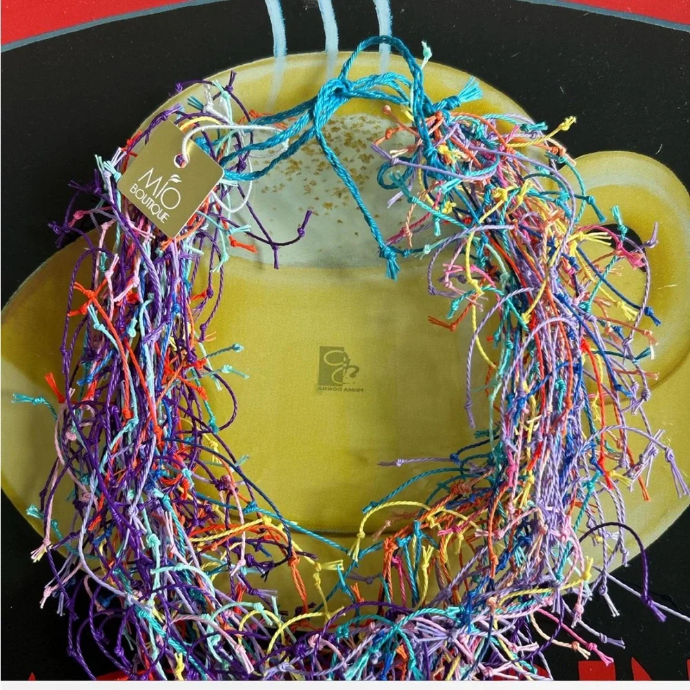 Colorful Rope Necklace - Picture 3 of 4